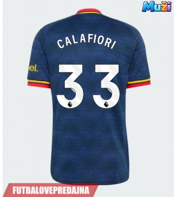 Lacne Muži Futbalové dres Arsenal Riccardo Calafiori #33 2026-27 Krátky Rukáv - Preč